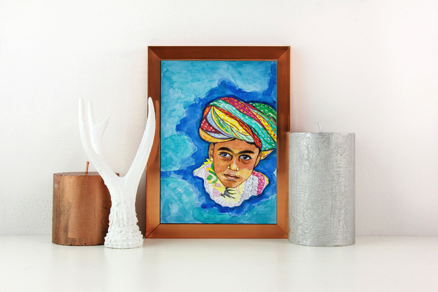 Custom Handpainted Watercolour Portrait Art
